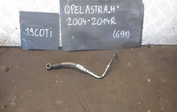 Opel Astra H Turbo turbocharger oiling pipe/hose