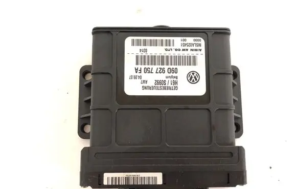 Volkswagen Touareg I Gearbox control unit/module 09D927750FA