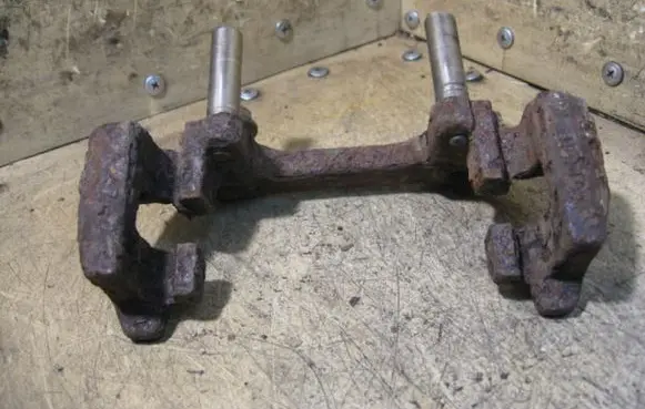 Volvo S80 Brake caliper pad carrier rear 