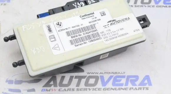 BMW X3 F25 Airbag control unit/module 9247025