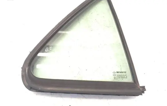 Rear vent window glass