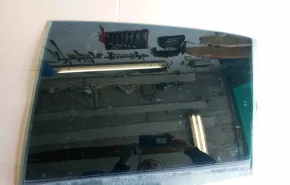 Saab 9-3 Ver2 Rear door window glass 43R001105 E000186