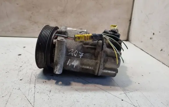 Peugeot 207 Air conditioning (A/C) compressor (pump) 9651910980 02486509661