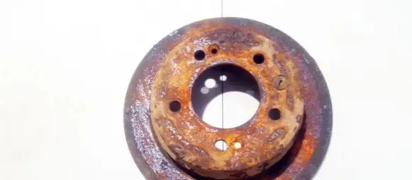 KIA Ceed Rear brake disc neventiliuojamas