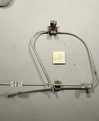 Renault Clio I Front door window regulator with motor 7700802028