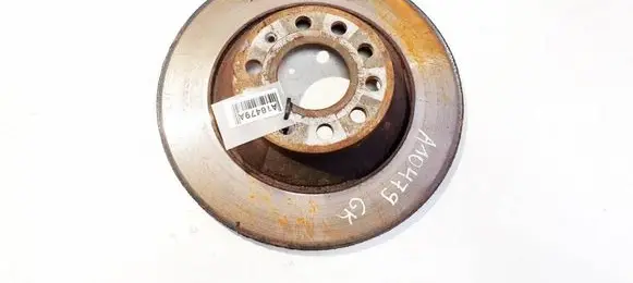 Audi A6 S6 C6 4F Rear brake disc neventiliuojamas