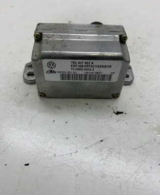 Volkswagen Touareg I ESP acceleration yaw rate sensor 7E0907652A 448801001021 10098503034