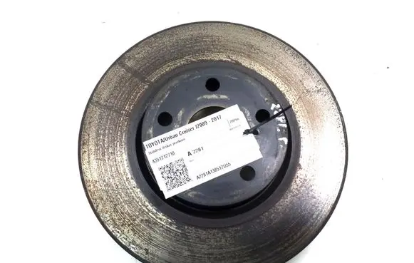 Toyota Urban Cruiser (XP110) Front brake disc 4351212710