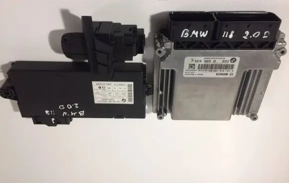 BMW 1 E81 E87 Engine ECU kit and lock set 8506434 0281016106