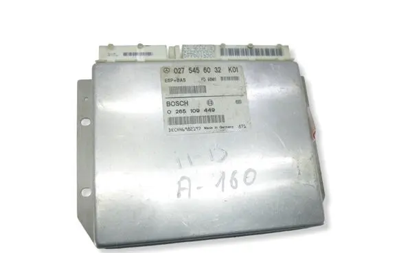 Mercedes-Benz A W168 ESP (stability system) control unit 0275456032 0265109449 DK0H46982197