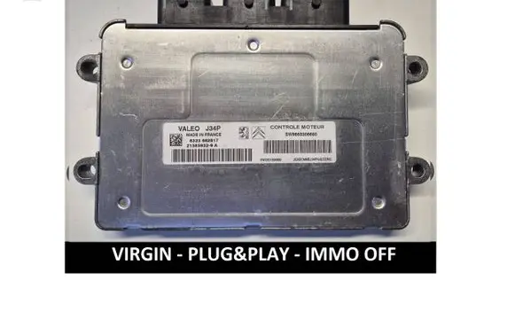 Peugeot 1007 Engine control unit/module 21585932-9A SW9663306680