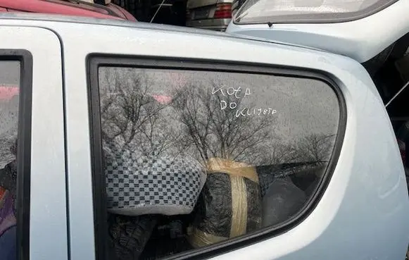 Fiat Seicento/600 Rear side window 