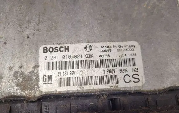 Opel Zafira A Engine control unit/module 0281010021 09133269 000605