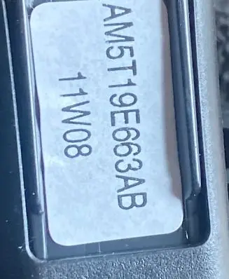 Ford Focus Alarm movement detector/sensor AM5T19E663AB 11W08