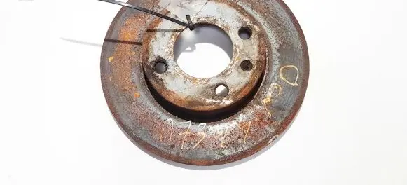 Volkswagen Jetta II Front brake disc neventiliuojamas