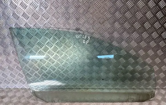 Volkswagen Golf V Front door window glass four-door 43R004583