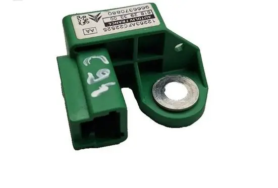 Airbag deployment crash/impact sensor