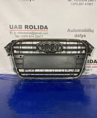 Audi A4 S4 B8 8K Front bumper upper radiator grill 8K0853651E 8K0853651F