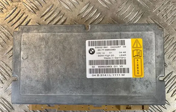 BMW 5 E60 E61 Airbag control unit/module 6960383 532221891