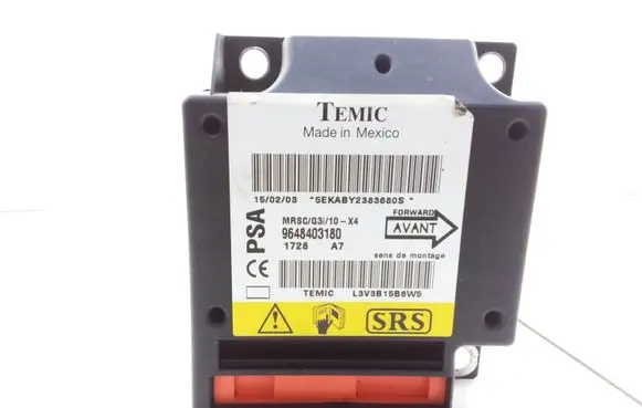 Citroen C5 Airbag control unit/module 9648403180 213556411G