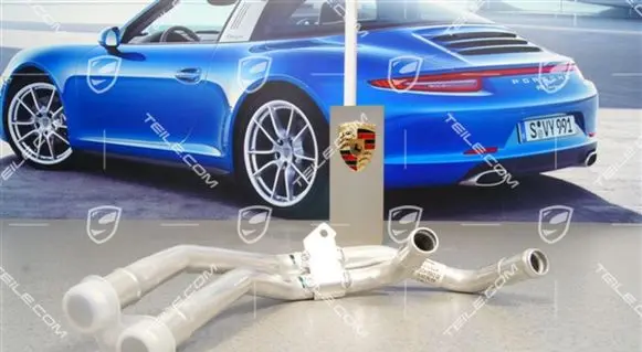 Porsche Cayenne (92A) Engine coolant pipe/hose 95557269802