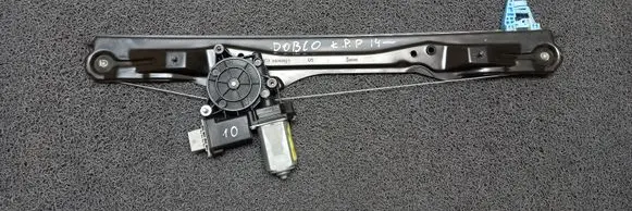 Fiat Doblo Front door window regulator with motor 51810880