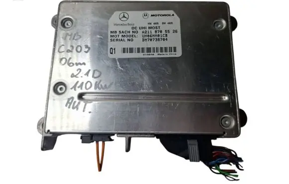 Mercedes-Benz C W203 Bluetooth control unit module A2118705526