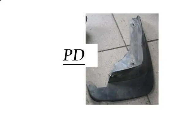 Nissan Almera Front mudguard 