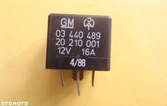 Opel Kadett E Other relay 03440489