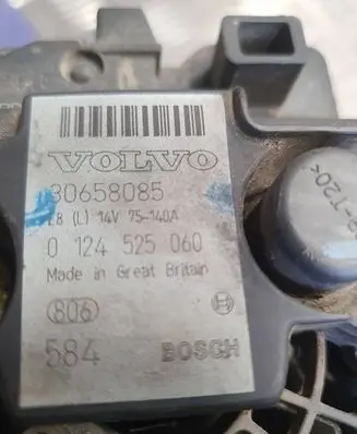 Volvo S80 Generator/alternator 30658085 0124525060