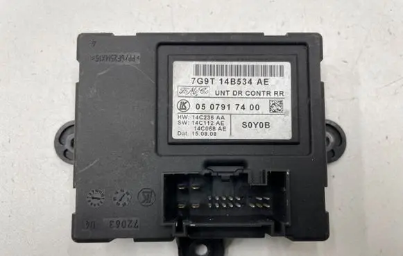 Ford Mondeo MK IV Door control unit/module 7G9T14B534AE 14C236AA 0507917400