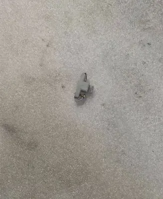 Sun visor clip/hook/bracket
