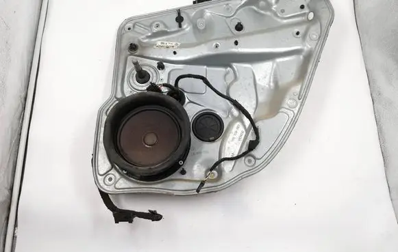Sliding door window regulator with motor
