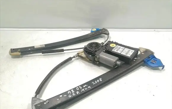 Audi A8 S8 D3 4E Rear door window regulator with motor 4E0839462B 4E0959802A