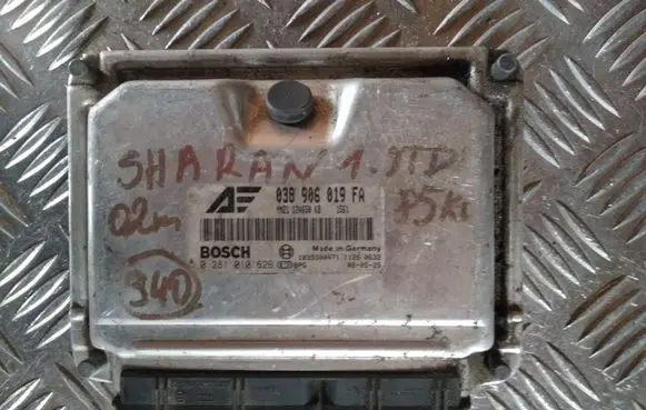Volkswagen Sharan Engine control unit/module 038906019FA 0281010629 1039S0047111260632