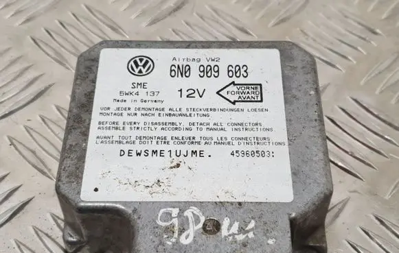 Volkswagen Sharan Airbag control unit/module 6N0909603 5WK4137