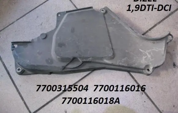 Renault Clio II Timing belt guard (cover) 7700315504 7700116016