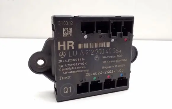 Mercedes-Benz C W204 Door control unit/module A2129004006