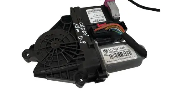Volkswagen Caddy Front door window regulator motor 1T0959702R 402299B