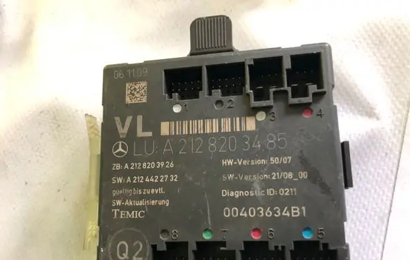 Mercedes-Benz E W212 Door control unit/module A2128203485 A2124422732 A2128203926