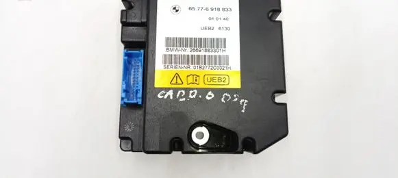 BMW 3 E46 Airbag control unit/module 65776918833 6918833