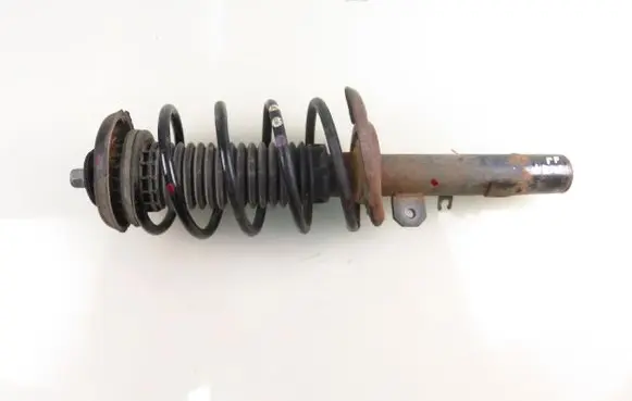 Front shock absorber with coil spring