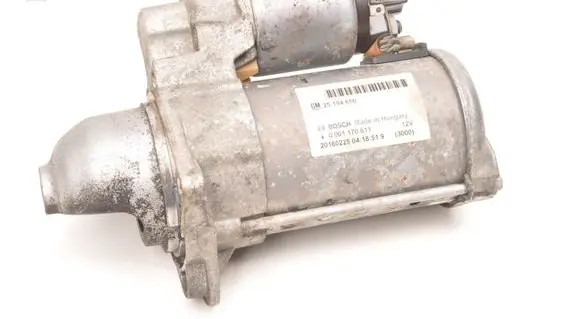 Opel Astra K Starter motor 25194650