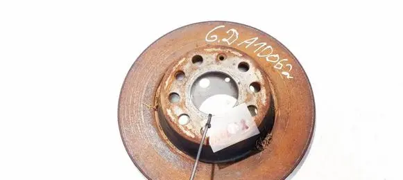 Volkswagen PASSAT B6 Rear brake disc neventiliuojamas