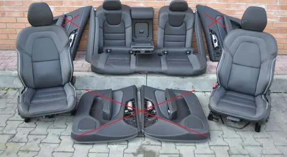 Volvo S60 Seat and door cards trim set 