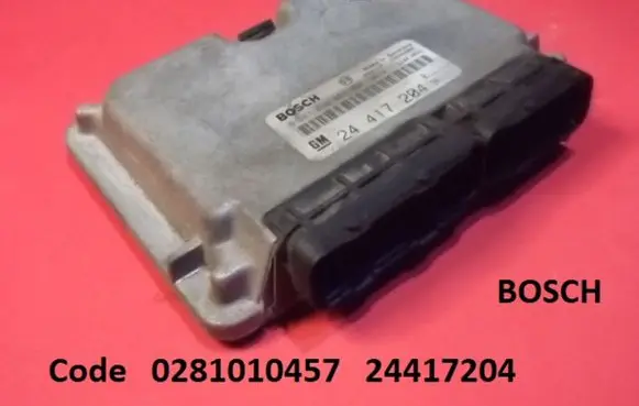 Opel Zafira A Engine control unit/module 0281010457 24417204