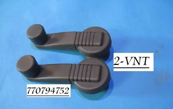 Renault 19 Rear door window winding handle 770794752