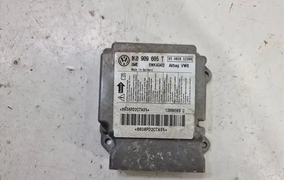Volkswagen Golf V Airbag control unit/module 1K0909605T 05H020S2300 5WK43412