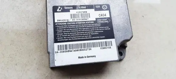 Fiat Multipla Airbag control unit/module 46537989 5WK42818