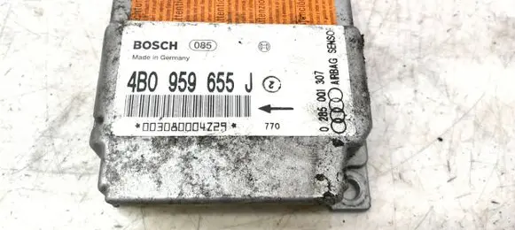 Audi A6 S6 C5 4B Airbag control unit/module 4B0959655J 003080004Z29